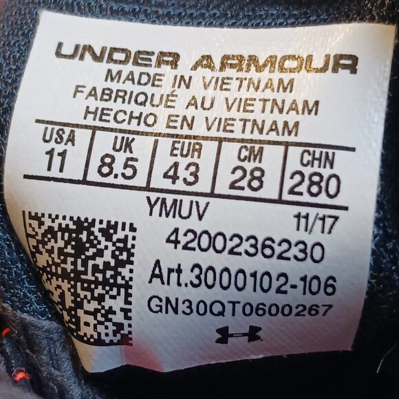 Under Armour Sway Sneakers - Gym Black & Neon Pink  Low Top- Women’s Size 11 - Picture 11 of 11